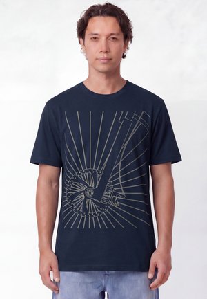 watapparel, FAHRRADSPEICHEN UNISEX - T-Shirt print - french navy