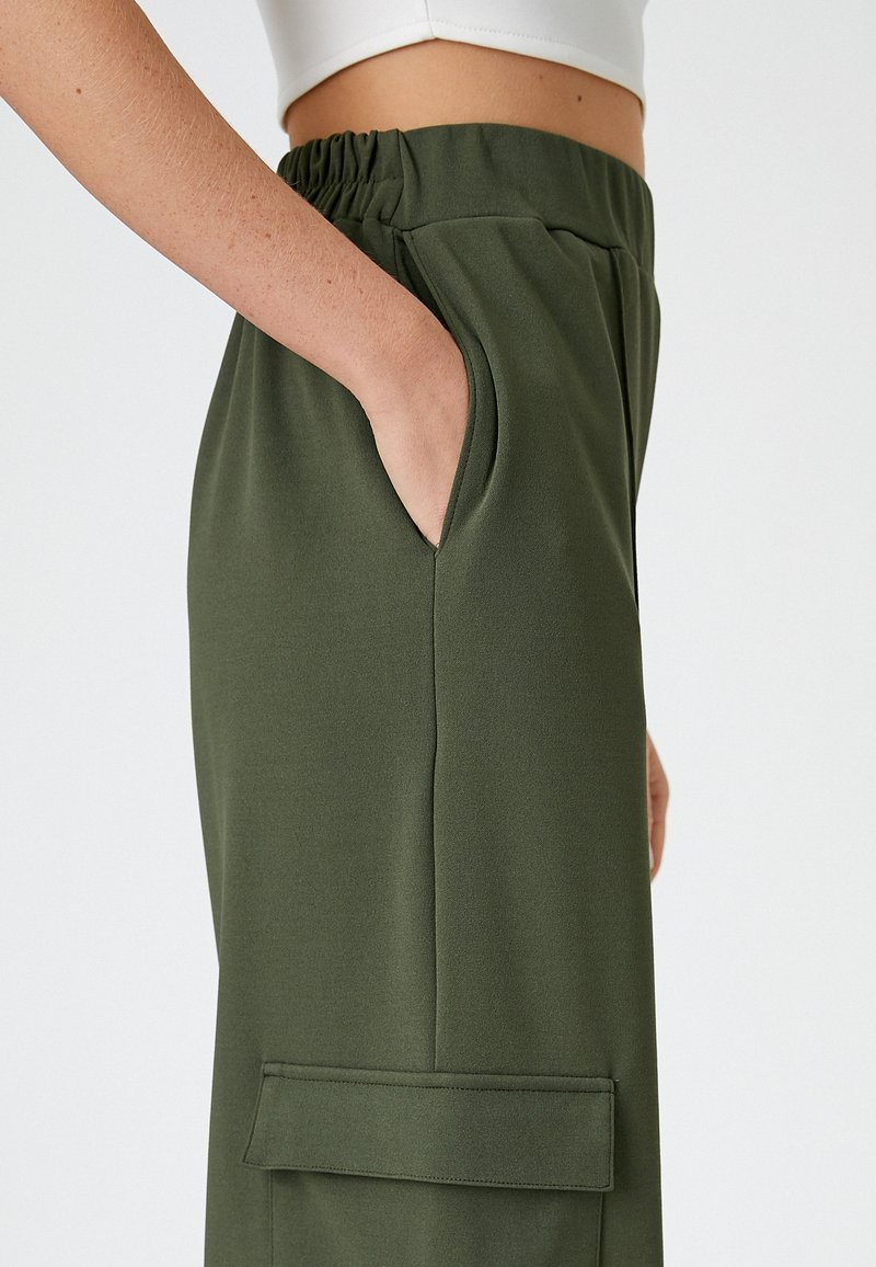 Damen Chinos | Koton Stoffhose khaki - IM37095 Damen Chinos | Koton Stoffhose khaki - IM37095