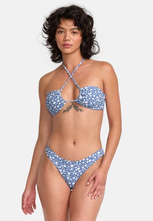 FLEUR - MIT MITTLERER BEDECKUNG - Bikini top - blue
