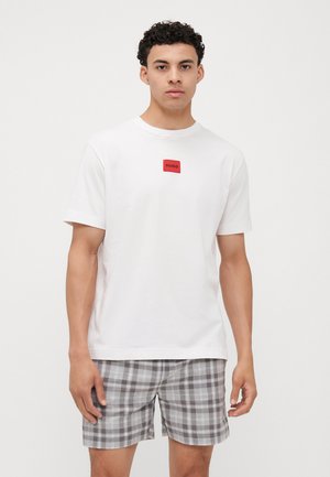 CHECK SHORT  - Pyjama - dark grey