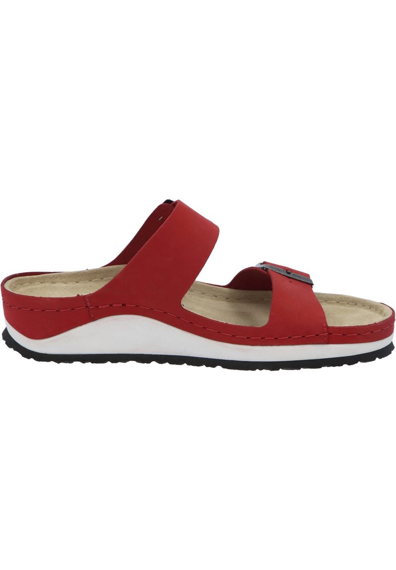 Damen Sneaker | Berkemann Pantolette flach rot - HY14046 Damen Sneaker | Berkemann Pantolette flach rot - HY14046