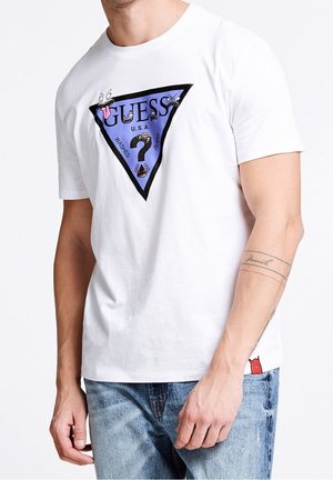 T-shirt print - white