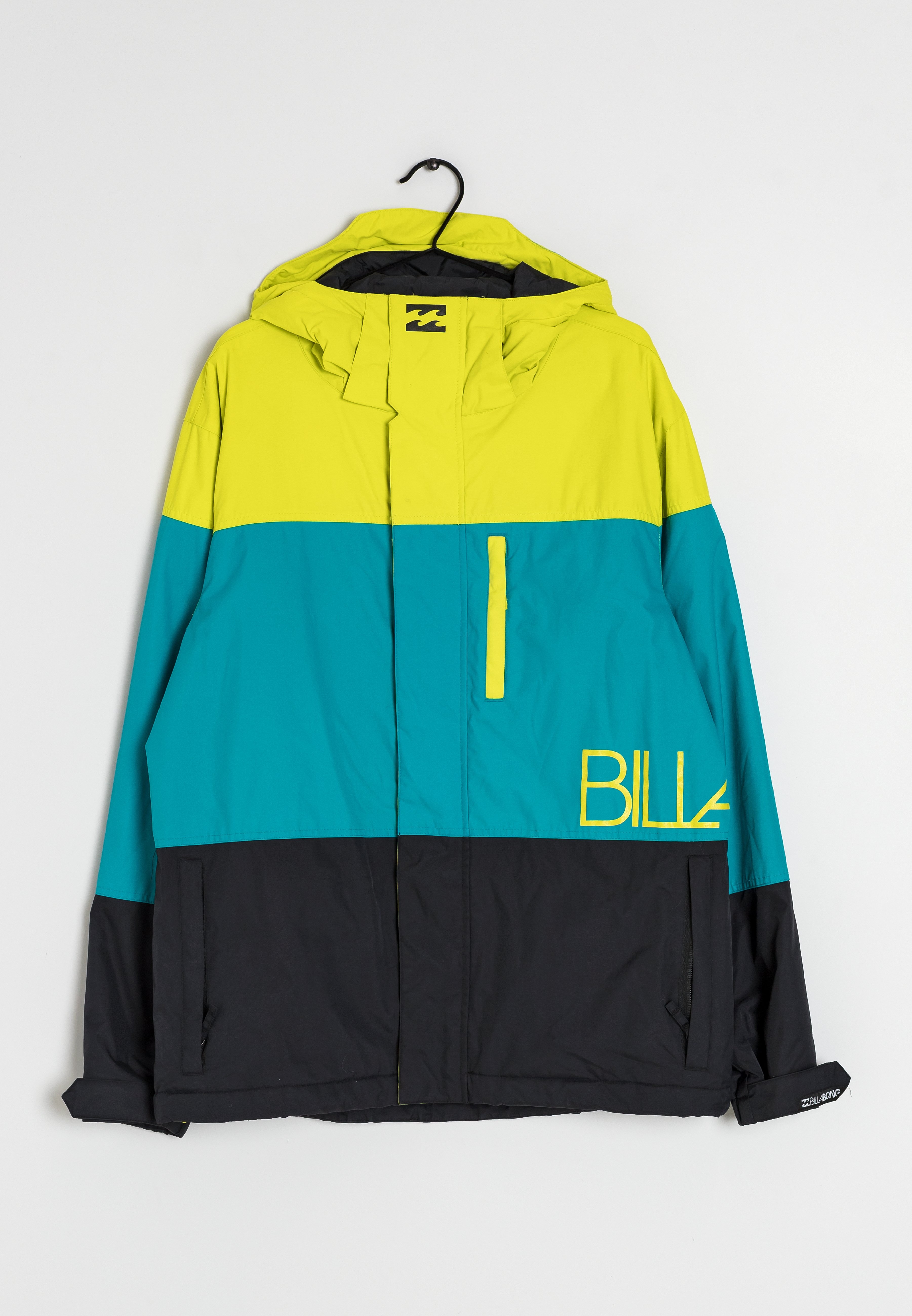 ぽぽろ Billabong Winter jacket - yellow/black/turquoise/yellow