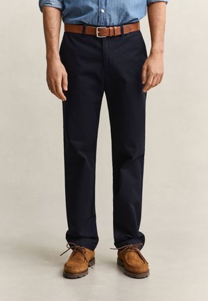GANT, REGULAR FIT SMART - Broek - evening blue