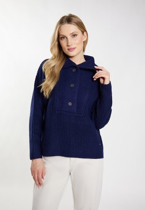 DreiMaster, DREIMASTER STRICKPULLOVER - Pullover - marine