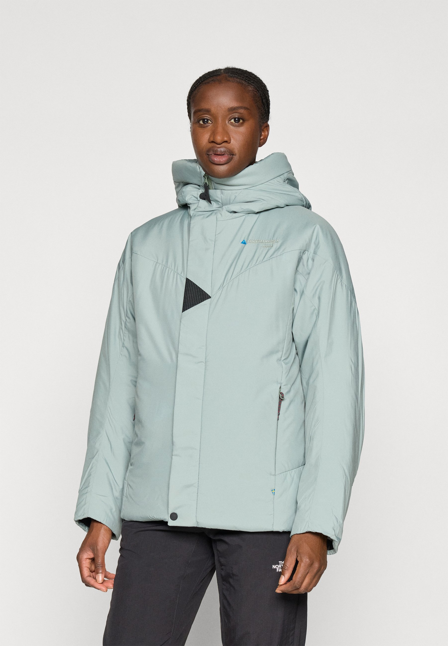 Klättermusen LÖDYN HOOD JACKET - Giacca outdoor - faded green 