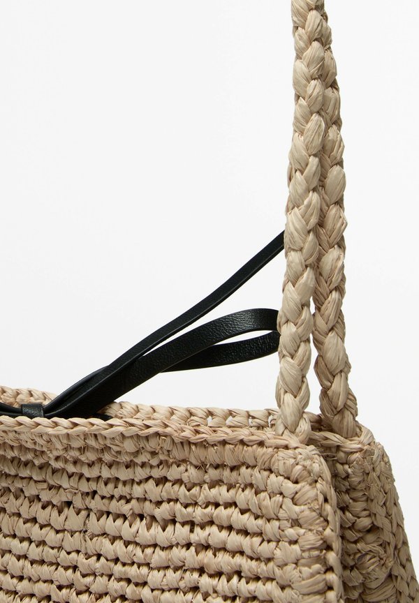 NATURAL BUCKET - Handbag - beige3