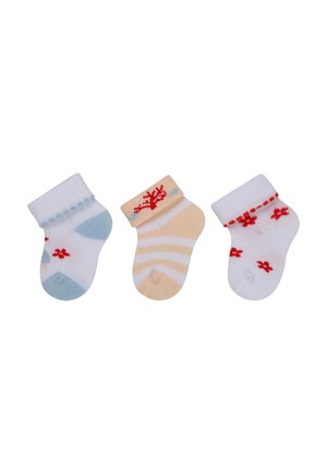 ERSTLINGS 3ER-PACK SCHILDKRÖTE - Socken - weiss