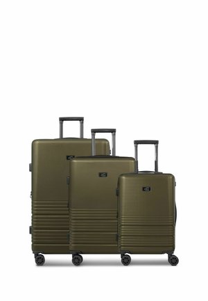 HANOI SET 3-TEILIG MIT DEHNFALTE - Valise à roulettes - khaki