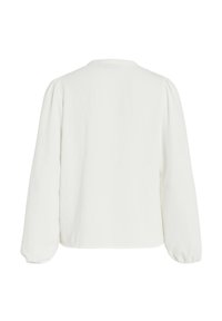 VILA VIRELLA V-NECK   - Blúz - cloud dancer