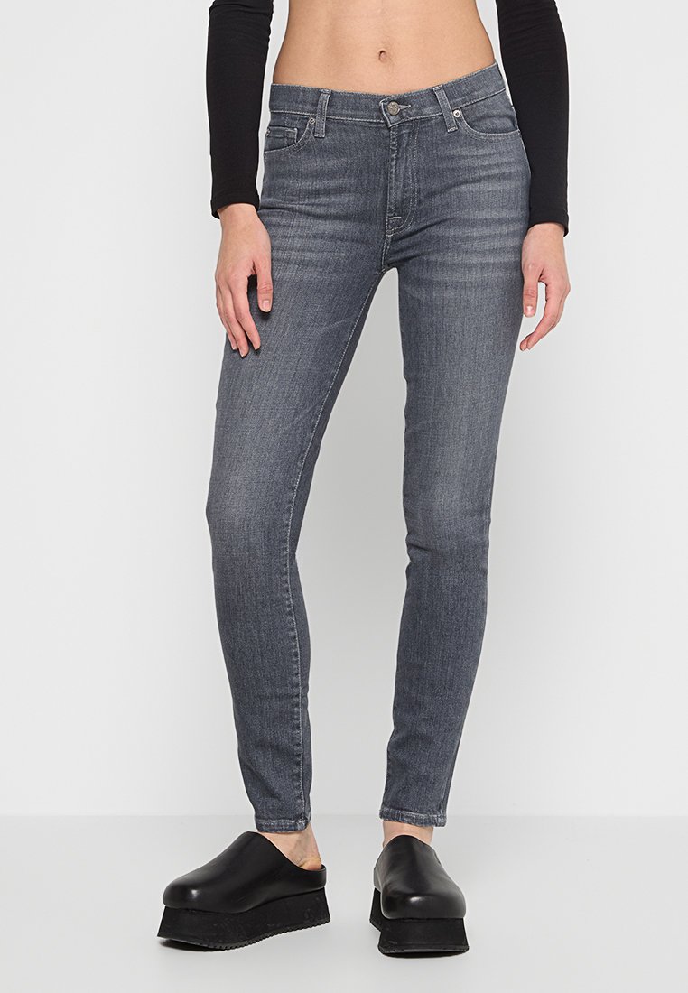 7 For All Mankind Jeans Skinny Fit grijs