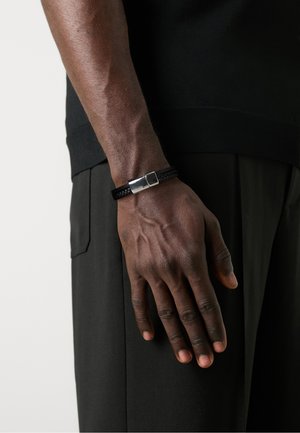 Pier One Armbånd - silver-coloured/black