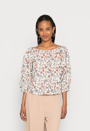 BLUSA VOILE PRINT - Blouse - sand