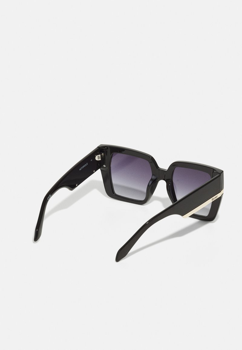QUAY AUSTRALIA NOTORIOUS UNISEX - Sunglasses - black/smoke  display picture 3