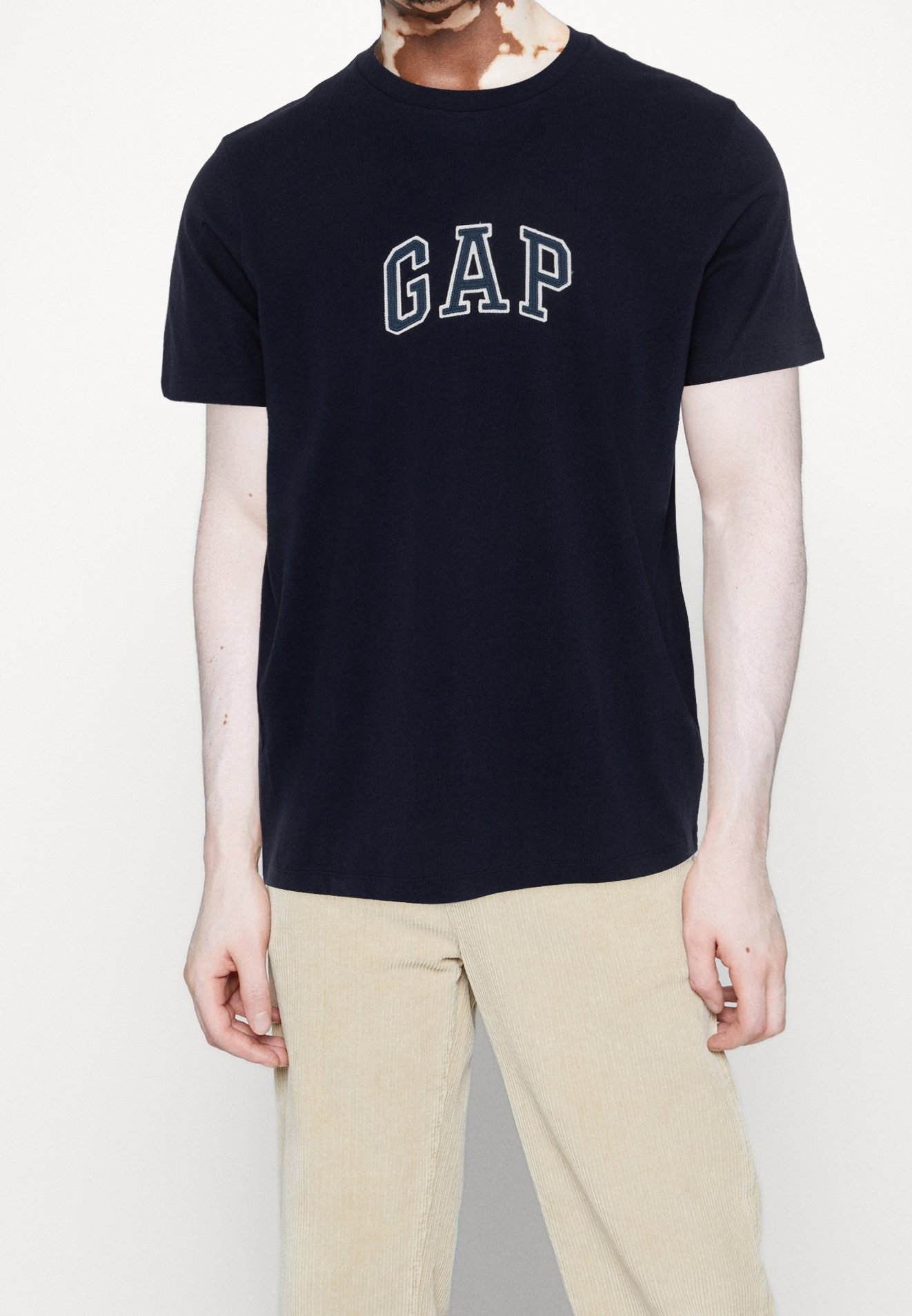 T-shirt Homme Gap Noir – Taille M – 100% Coton – État Parfait