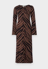 YASMALLA DRESS - Pletené šaty - coffee quartza