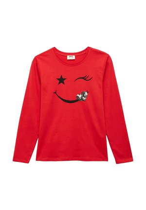 Långärmad tröja - red