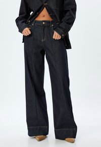 Koton WIDE LEG - Pernera ancha - blue