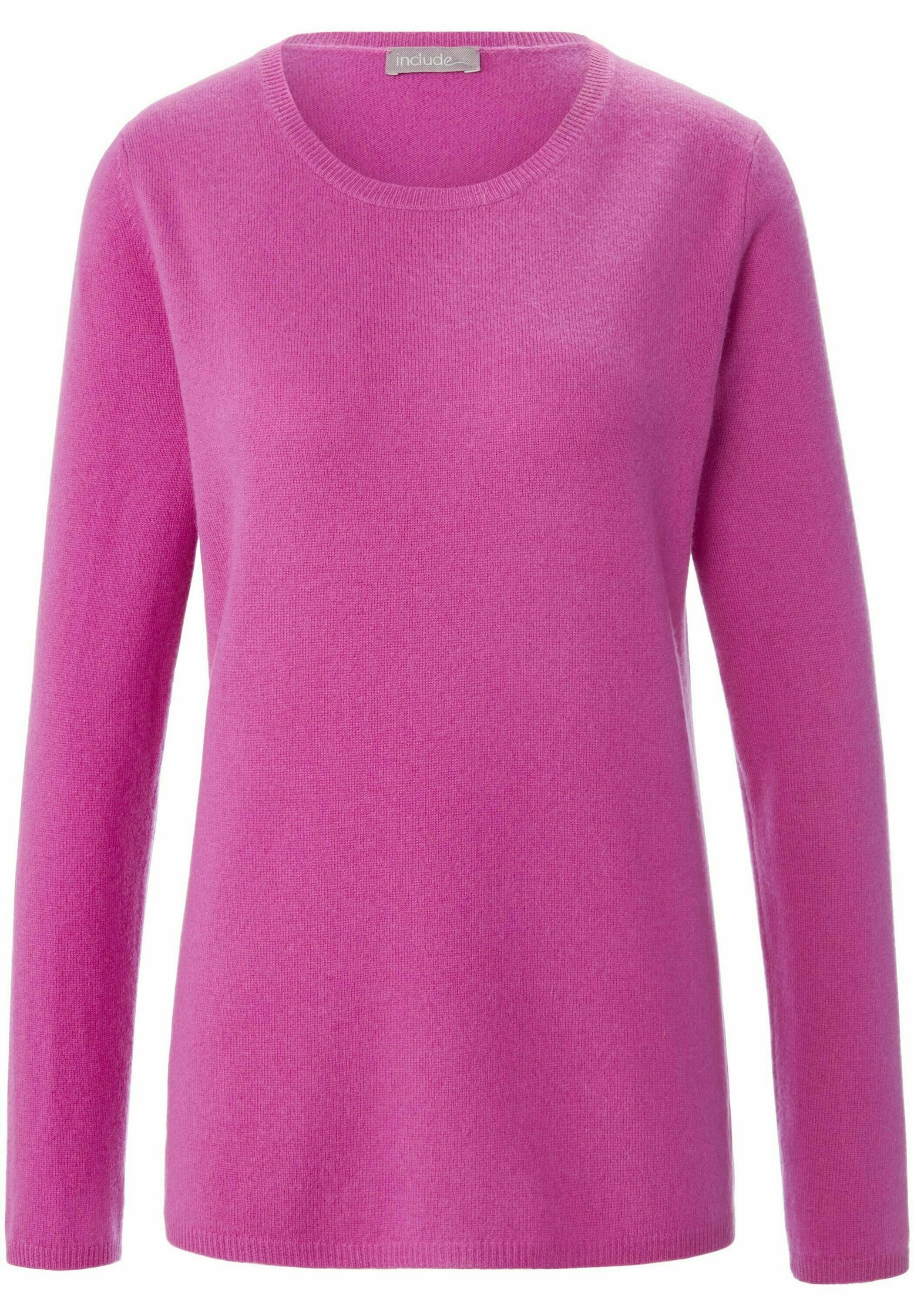 Maglione Uomo Pullover Paul Barrell Tinta Unita Magenta Girocollo Casual  GIOSAL