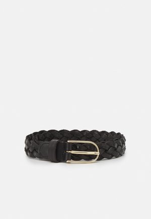 Braided belt - black/gold-coloured