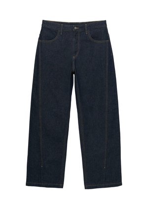 WITH SEAM DETAIL  - Túlméretezett farmernadrág - dark blue