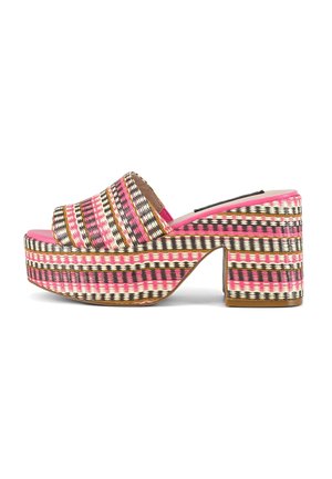 Heeled mules - pink