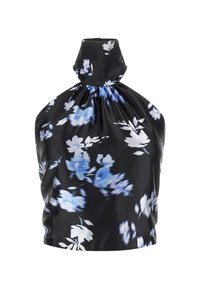 MIT BLUMENDRUCK - Blouse - mehrfarbig schwarz