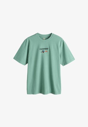Next, TALL FIT - GUINNESS RELAXED FIT T-SHIRT . - Print T-shirt - dark green