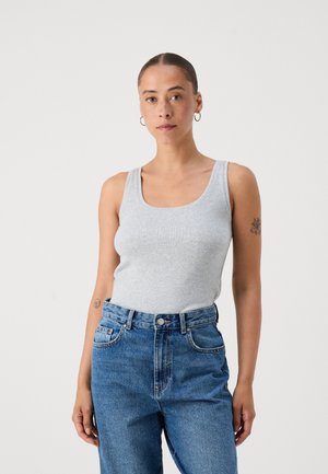 Top - grey melange