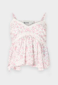 Easy Lace Trim Babydoll Top - Top - sherbert