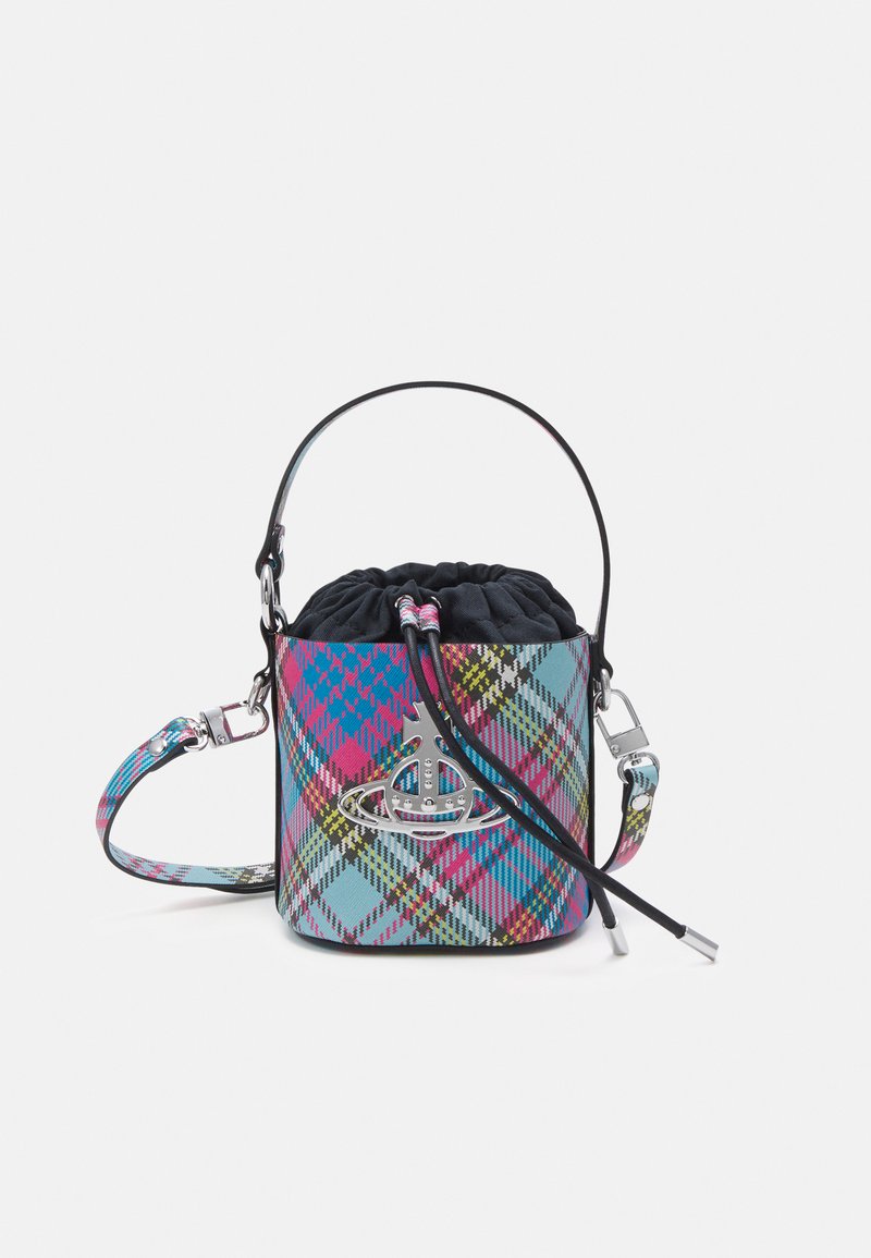 Vivienne Westwood DAISY DRAWSTRING BUCKET - Handbag - red/blue/red ...