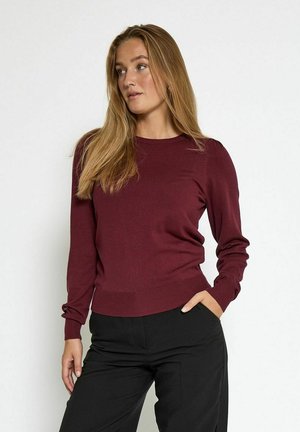 TANA PUFF  - Strickpullover -  tawny port