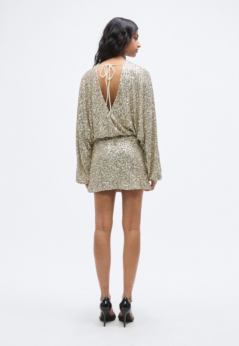 nadine merabi sadie gold dress Axel Sequin Mini Dress Gold main image 0