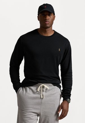 SOFT COTTON LONG-SLEEVE T-SHIRT - Langarmshirt - black