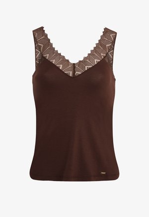 Morgan, Blouse - marron foncé