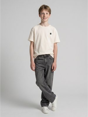 TOM TAILOR, Džínsy voľného strihu - used mid stone grey denim
