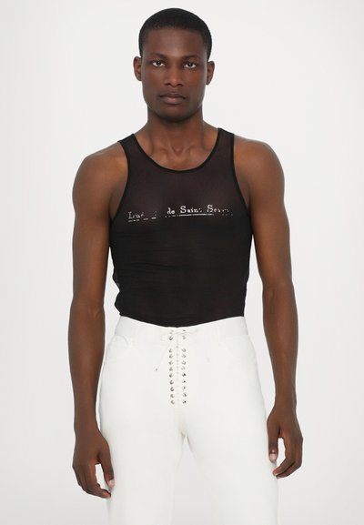 Ludovic de Saint Sernin LOGO TANK UNISEX - Top - black