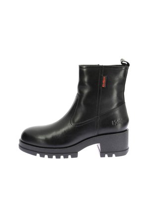 Botines con plataforma - noir