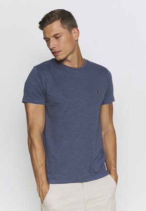 SLUB TEE - Jednoduché triko - faded indigo