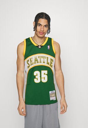 Mitchell & Ness NBA SWINGMAN ROAD SEATTLE SUPERSONICS 07 KEVIN DURANT - Club wear - green