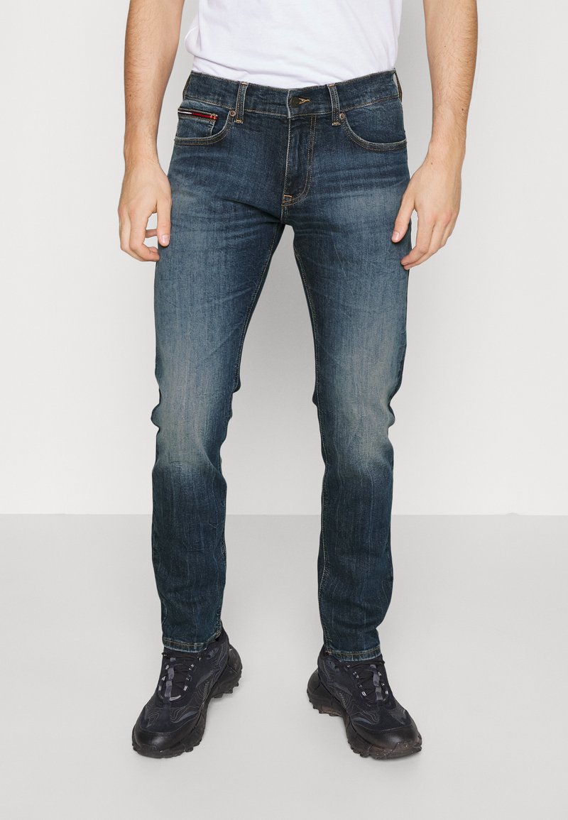 Tommy Jeans SCANTON SLIM Slim fit jeans dark blue/darkblue denim