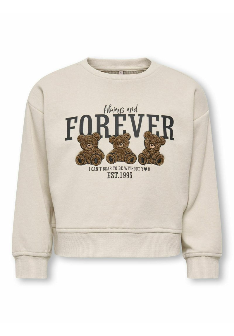 ONLY MINI KMGWILMA  - Sweatshirt - oatmeal