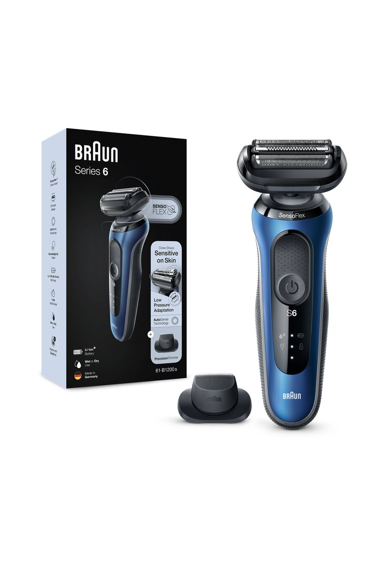 Braun - SERIES 6 - RASOIR ÉLECTRIQUE POUR HOMME - BLEU - Rasoir éléctrique - n a, Agrandir