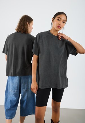 UNISEX - T-shirt basique - mottled dark grey