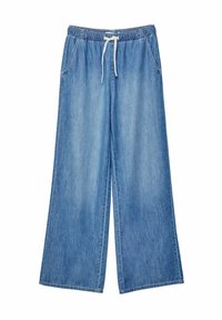FLOWY - Loose fit -farkut - blue denim