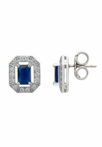 Latelita WHISTLEDOWN GEMSTONE STUD EARRINGS SAPPHIRE SILVER - Fülbevalók - metal
