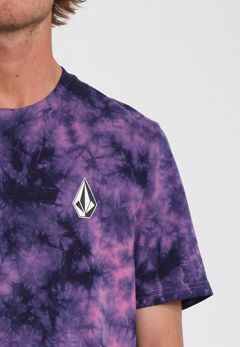 Herren T-Shirts basic | Volcom ICONIC DYE T-Shirt print blueprint/blau - RY11070 Herren T-Shirts basic | Volcom ICONIC DYE T-Shirt print blueprint/blau - RY11070