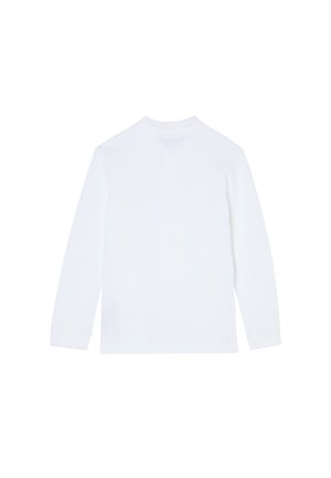 Lacoste LONG SLEEVE PIQUÉ POLO - Camiseta de manga larga - white