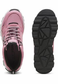 Puma EVOLVE TRAIL  - Magas szárú sneakerek - mauved out black silver