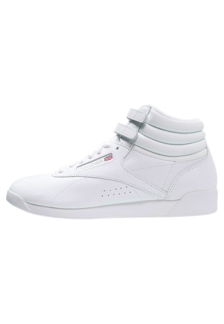 Classic FREESTYLE HI SHOES - Baskets montantes - white/silver/blanc - ZALANDO.FR